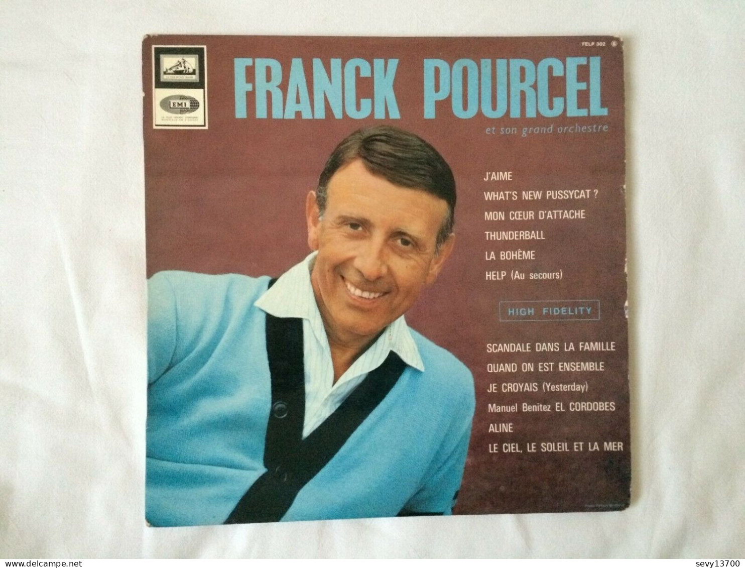 33 Tours Franck Pourcel Et Son Grand Orchestre Amour Danse Et Violons N° 25 - Dance, Techno En House