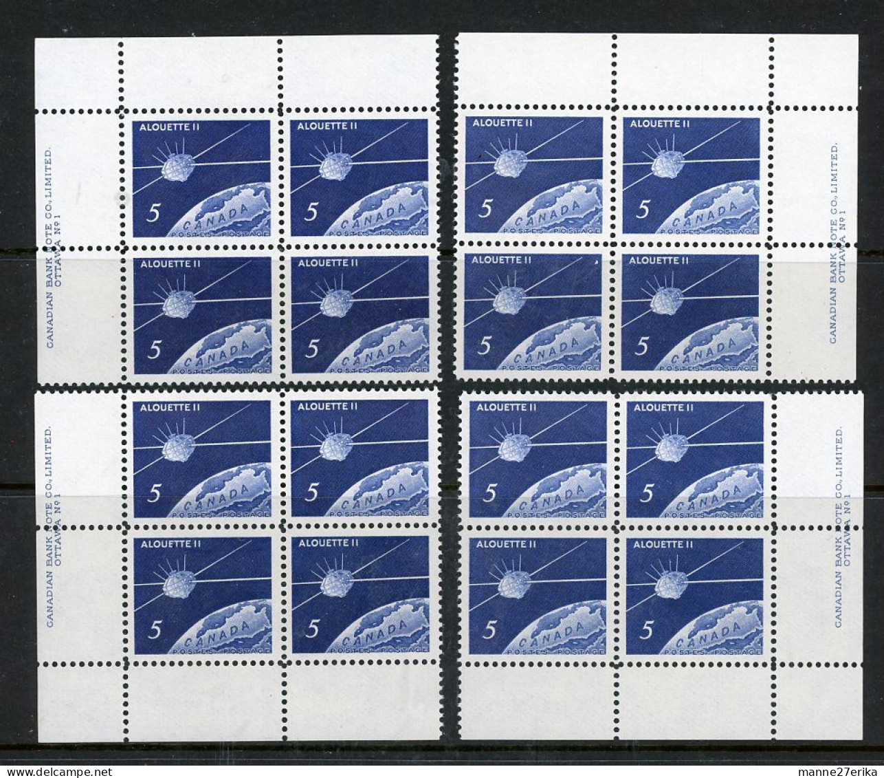 Canada 1966 MNH "Satellite Over Canada" - Nuevos