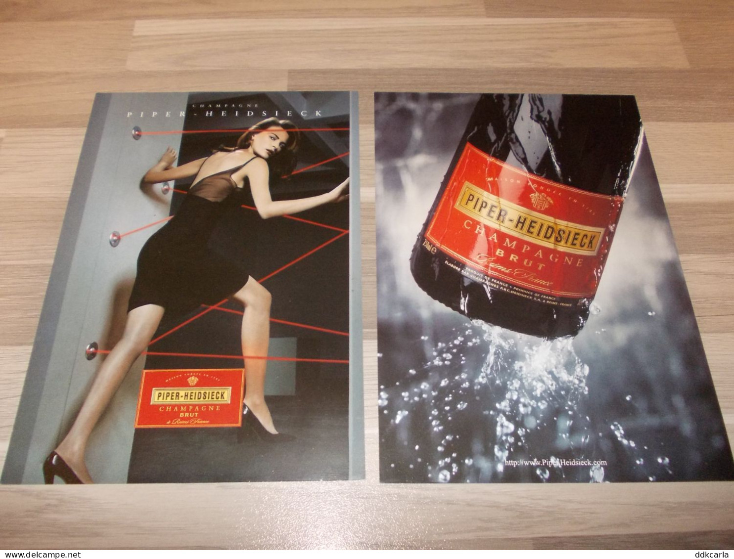 2 X Reclame Advertentie Uit Oud Tijdschrift 2000 & 2004 - Champagne Brut - Piper-Heidsieck - Publicités
