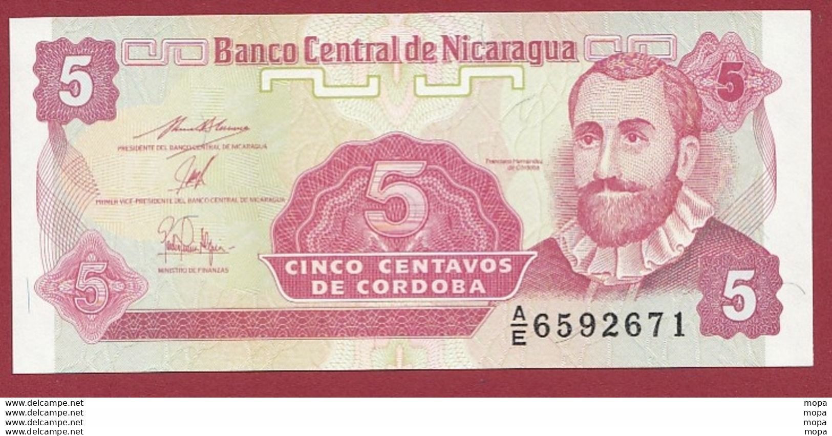 Nicaragua 5 Centavos 1991---UNC--(314) - Nicaragua