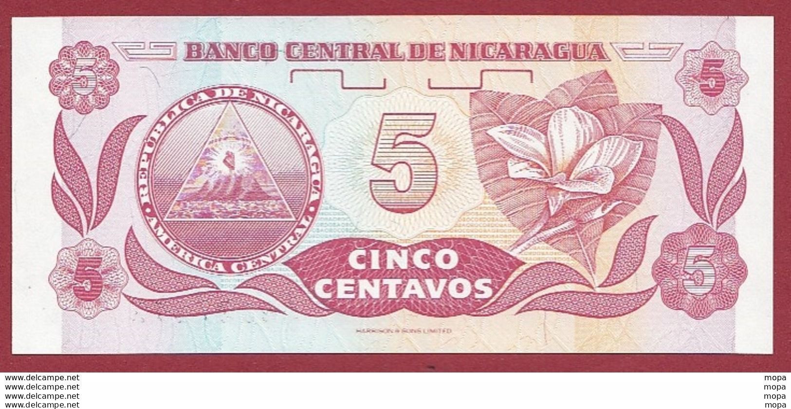 Nicaragua 5 Centavos 1991---UNC--(314) - Nicaragua