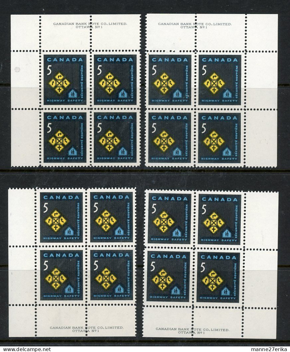 Canada 1966 MNH "Traffic Signs" - Unused Stamps