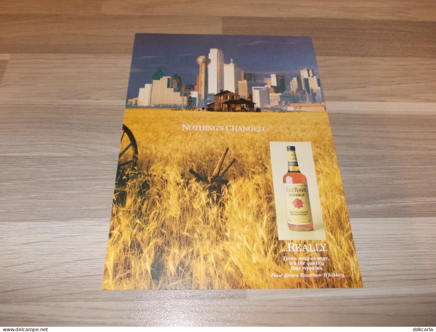 Reclame Advertentie Uit Oud Tijdschrift 1989 - Four Roses Bourbon Whisky - Publicités