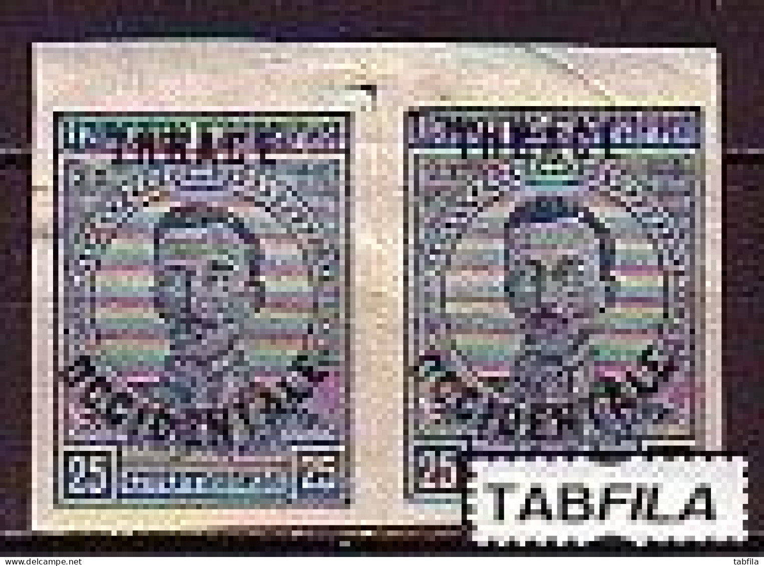 BULGARIA - 1920 - Tim.de 1919 Avec Surcharge "Thrace Occidentale" -  25st -  Mi No 23 MNH Paire  Non Dent - Neufs