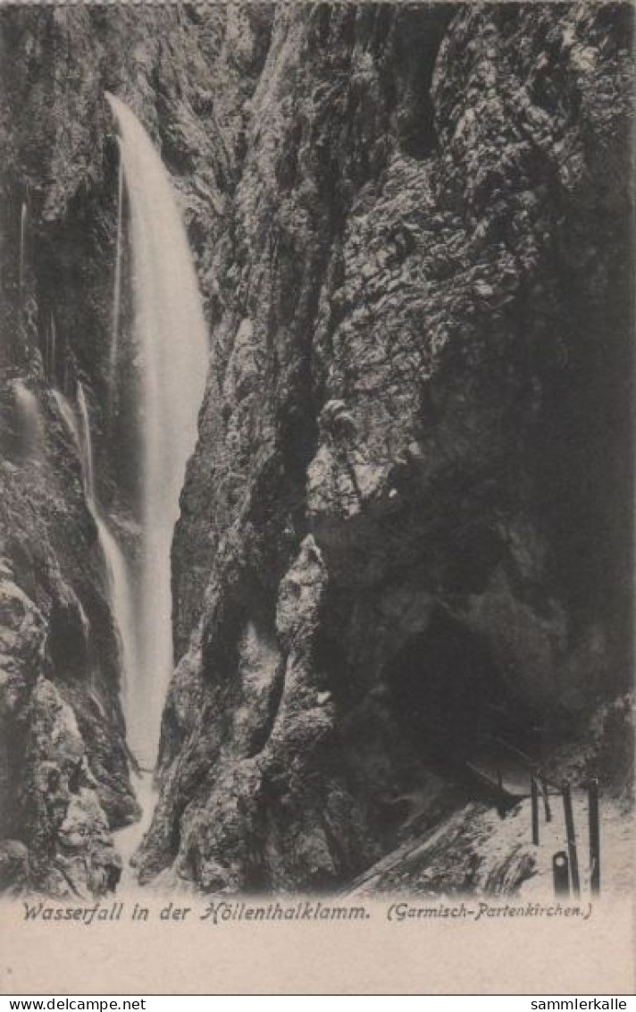 42075 - Höllentalklamm - Wasserfall - Ca. 1935 - Höllental