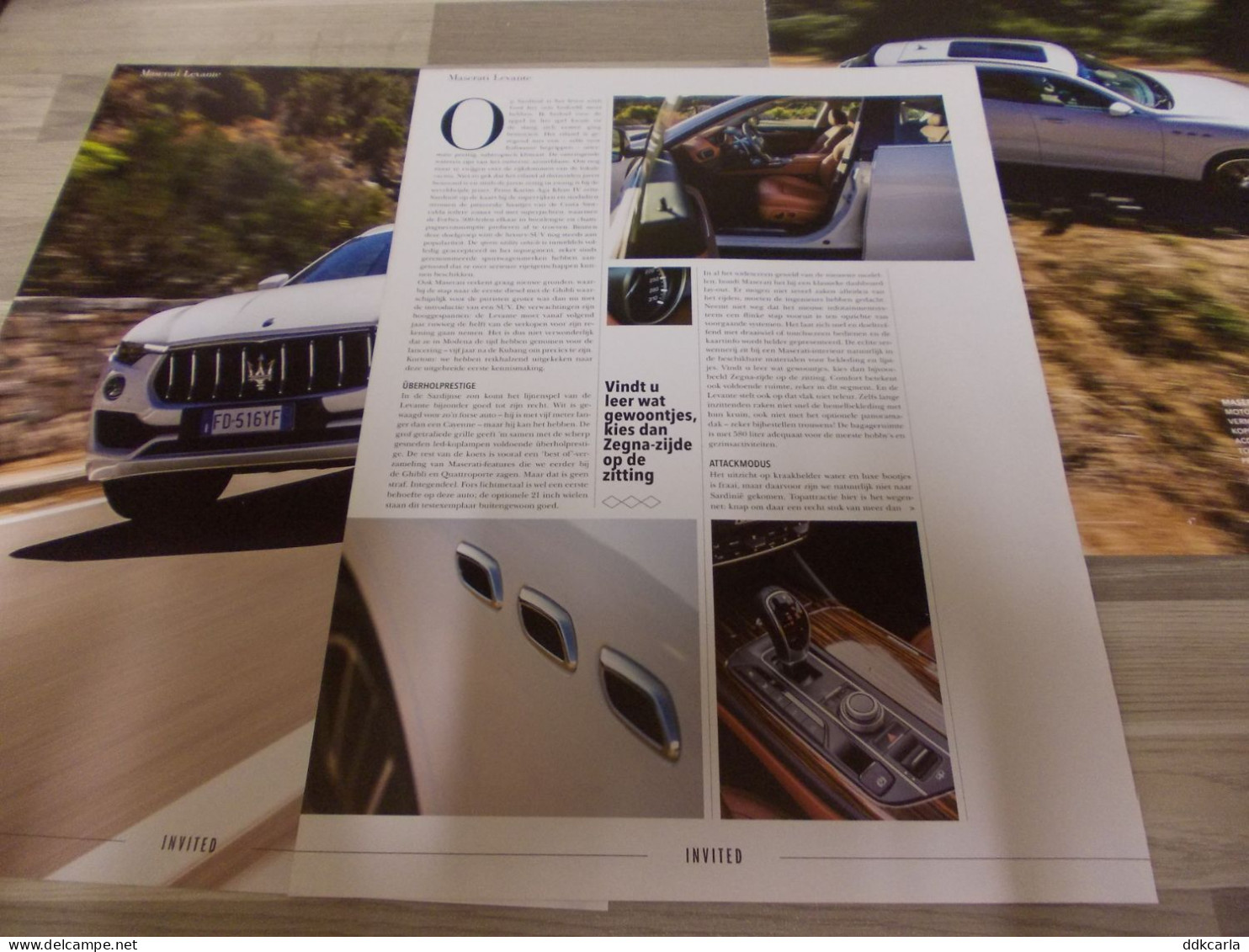 Reclame Advertentie/ Reportage Uit Oud Tijdschrift 2004 - Maserati Levante - Publicités