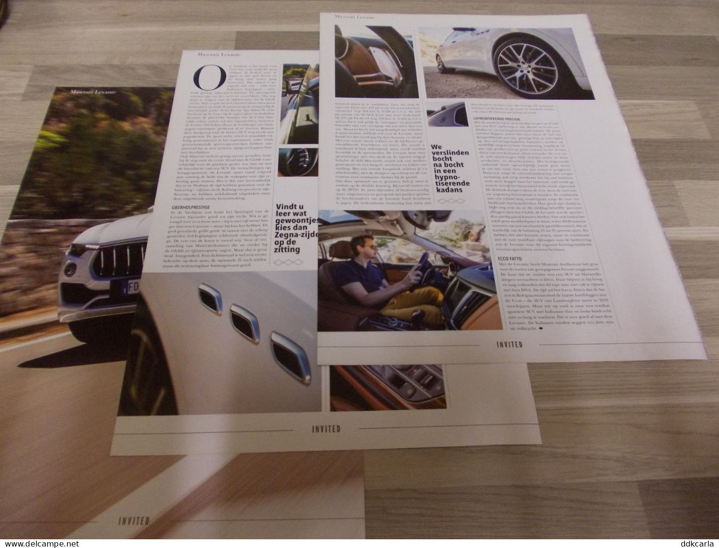 Reclame Advertentie/ Reportage Uit Oud Tijdschrift 2004 - Maserati Levante - Publicités