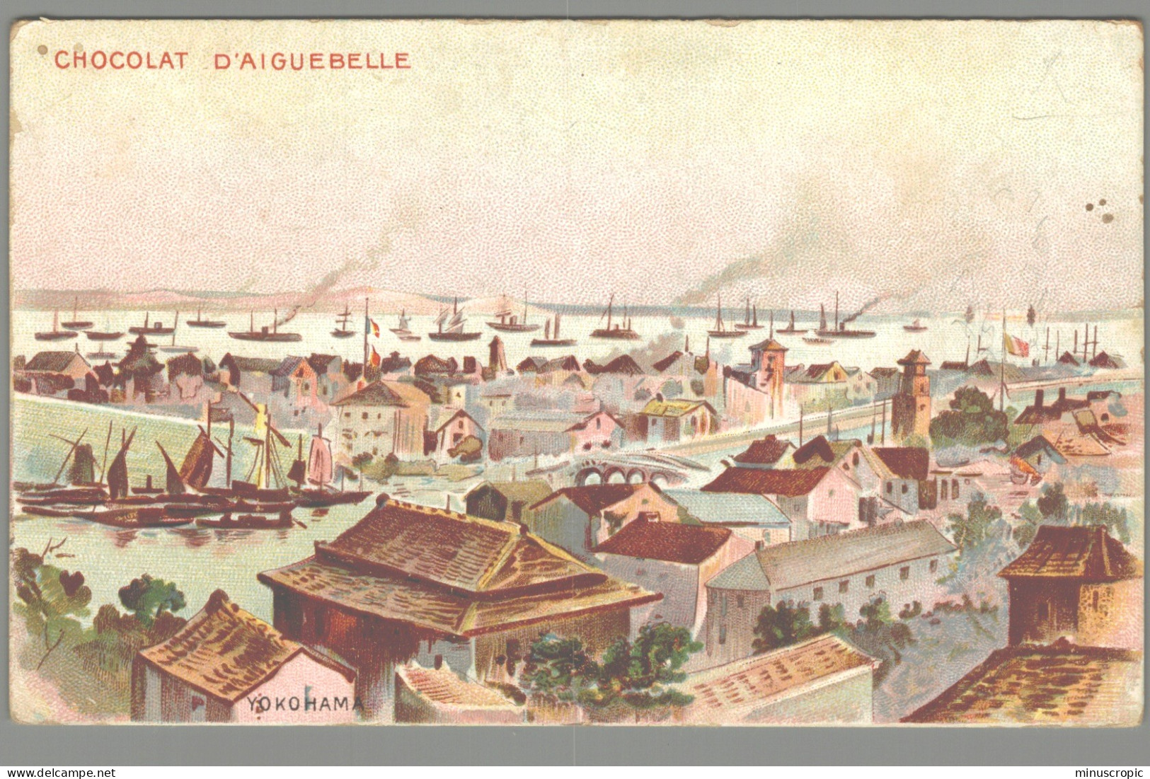 CPA - Japon - Yokohama - Illustration - Chocolat D'Aiguebelle - Yokohama