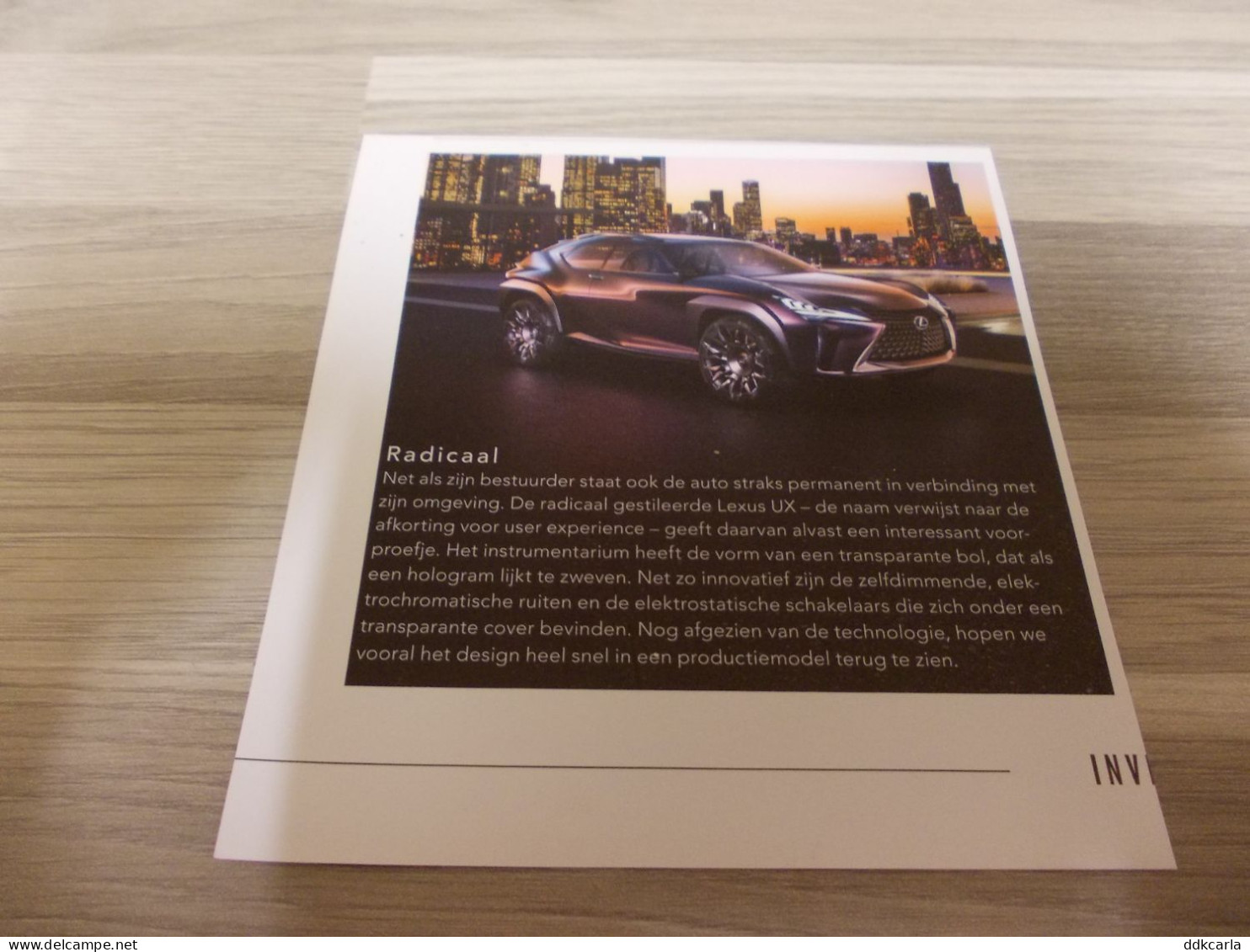 Reclame Advertentie Uit Oud Tijdschrift 2004 - Lexus UX - Radicaal - Publicités