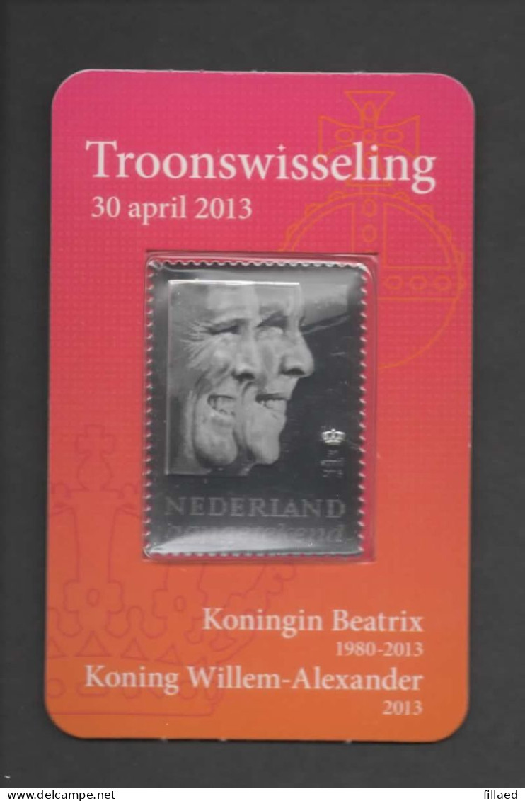 Beatrix 3D Aangetekend Zilver 2013 POSTFRIS / MNH ** NEDERLAND - Unused Stamps