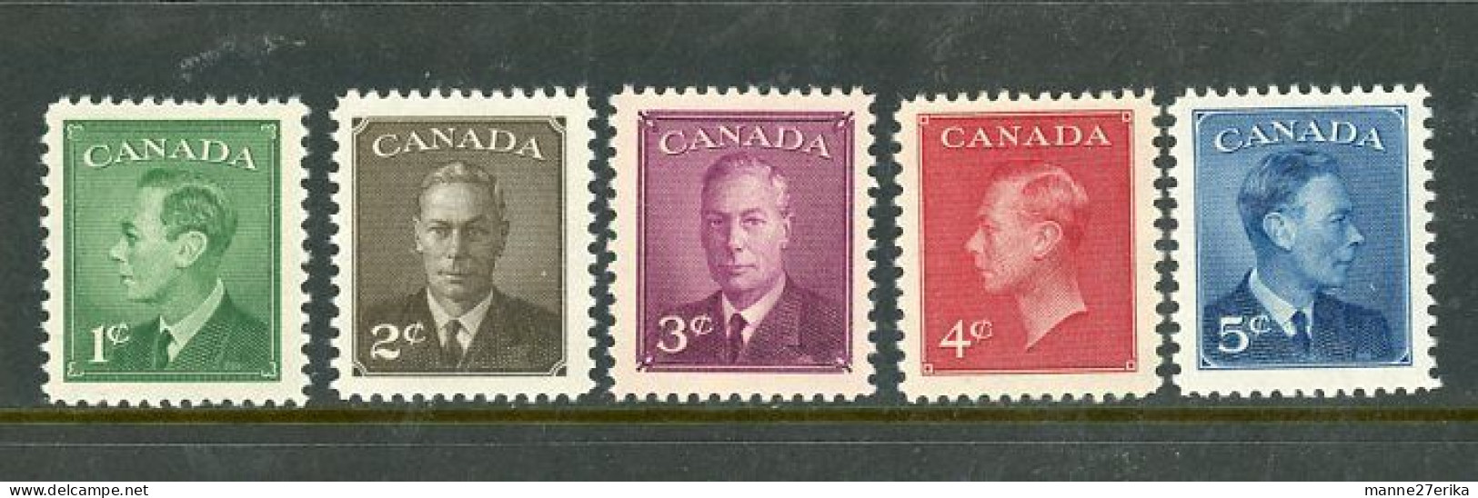 Canada MNH 1950 King George Vl - Neufs