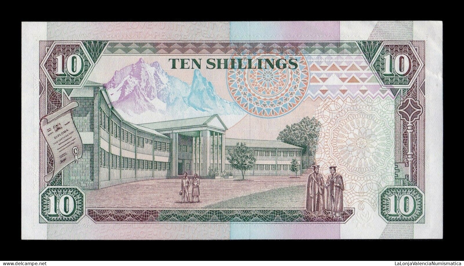 Kenia Kenya 10 Shillings 1991 Pick 24c Sc Unc - Kenia