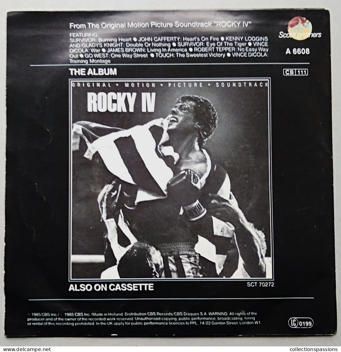 - SURVIVOR - Burning Heart - Musique Du Film Rocky IV Avec Sylvester Stallone - - Soundtracks, Film Music