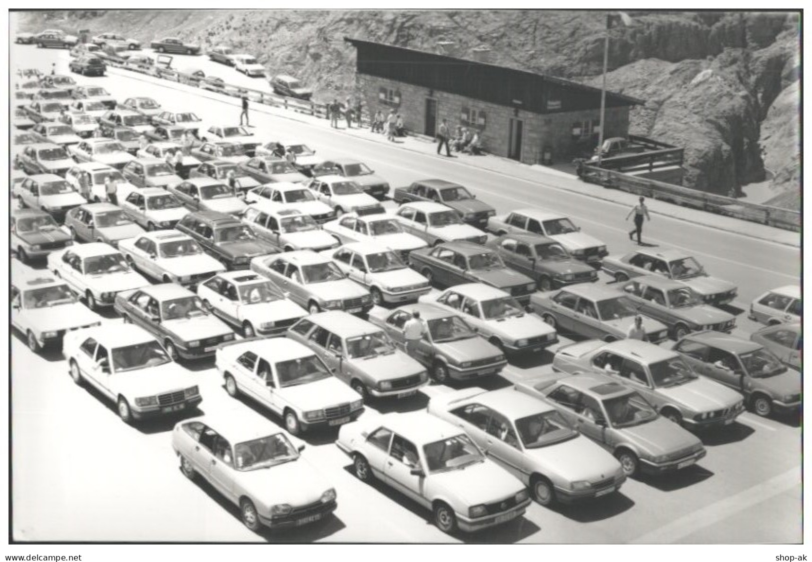 C5634/ Groß Glockner Stau, Autos  Foto 21 X 15 Cm 70/80er Jahre - Cars