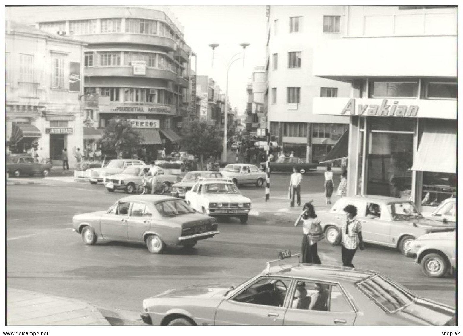 C5649/ Nikosia Zypern  Autos Verkehr  Foto 21 X 15 Cm 70er Jahre - Cyprus