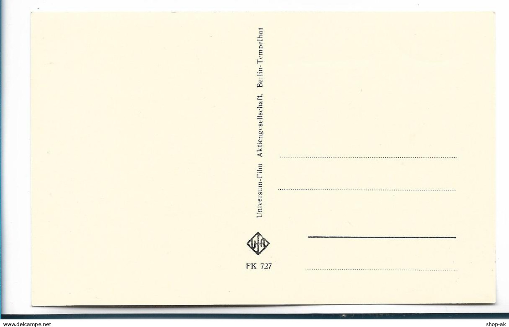 MM0604/ Gustav Fröhlich  Original Autogramm Ufa AK Ca.1960 - Autographs
