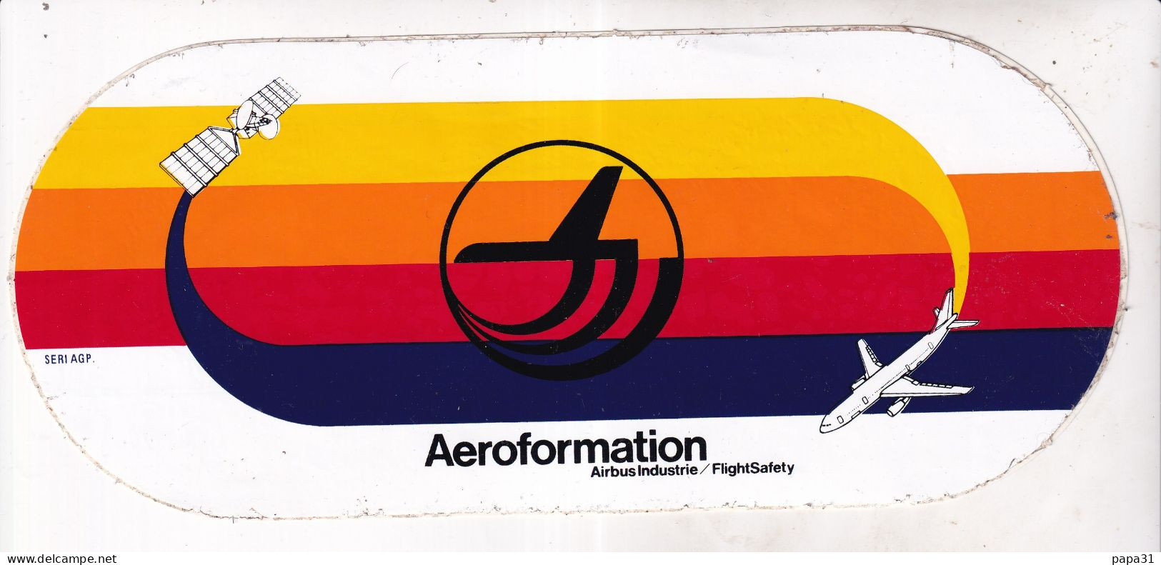 Autocollant Avion -   Aeroformation - Stickers