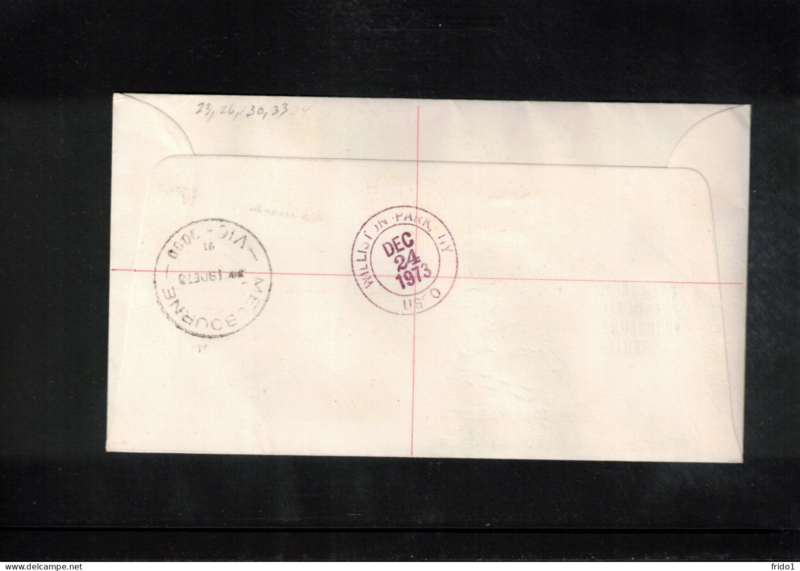 Australian Antarctic Territory 1973 Antarctica - Base Macquarie Island Interesting Registered Letter - Covers & Documents