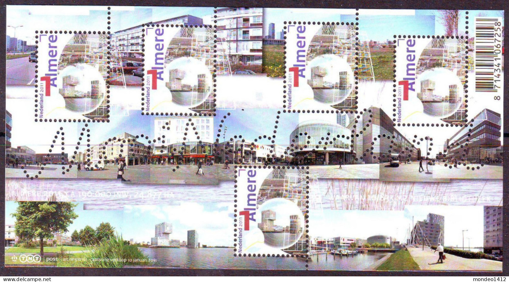 Nederland 2011 - NVPH 2790 - Blok Block - Mooi Nederland Almere - MNH - Unused Stamps