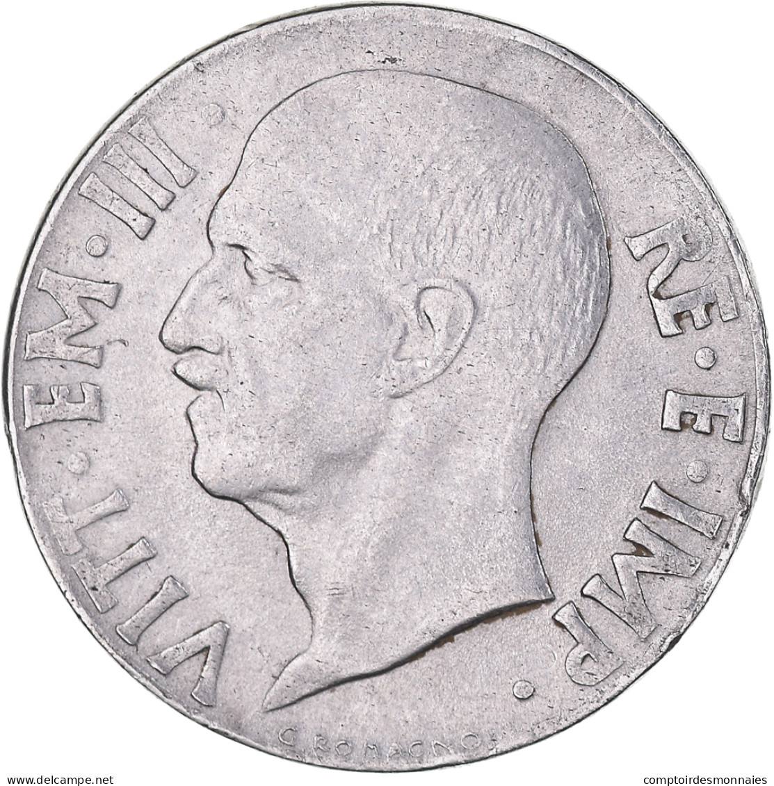 Monnaie, Italie, Vittorio Emanuele III, 20 Centesimi, 1942, Rome, TTB, Acier - 1900-1946 : Victor Emmanuel III & Umberto II