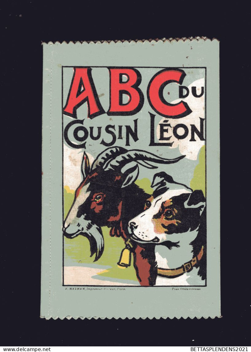 Livre En Tissu - A B C Du Cousin LEON - Alphabet - Andere & Zonder Classificatie