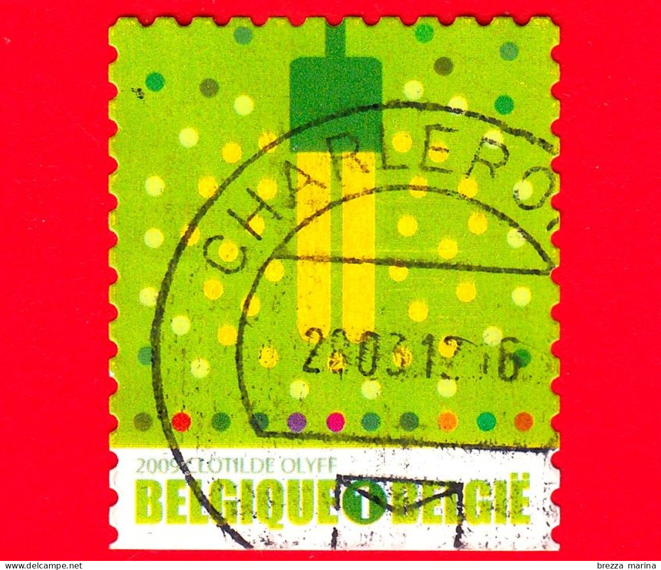 BELGIO - Usato - 2009 - Ambiente - Energia - Lampadina - Risparmio - 1 - Used Stamps