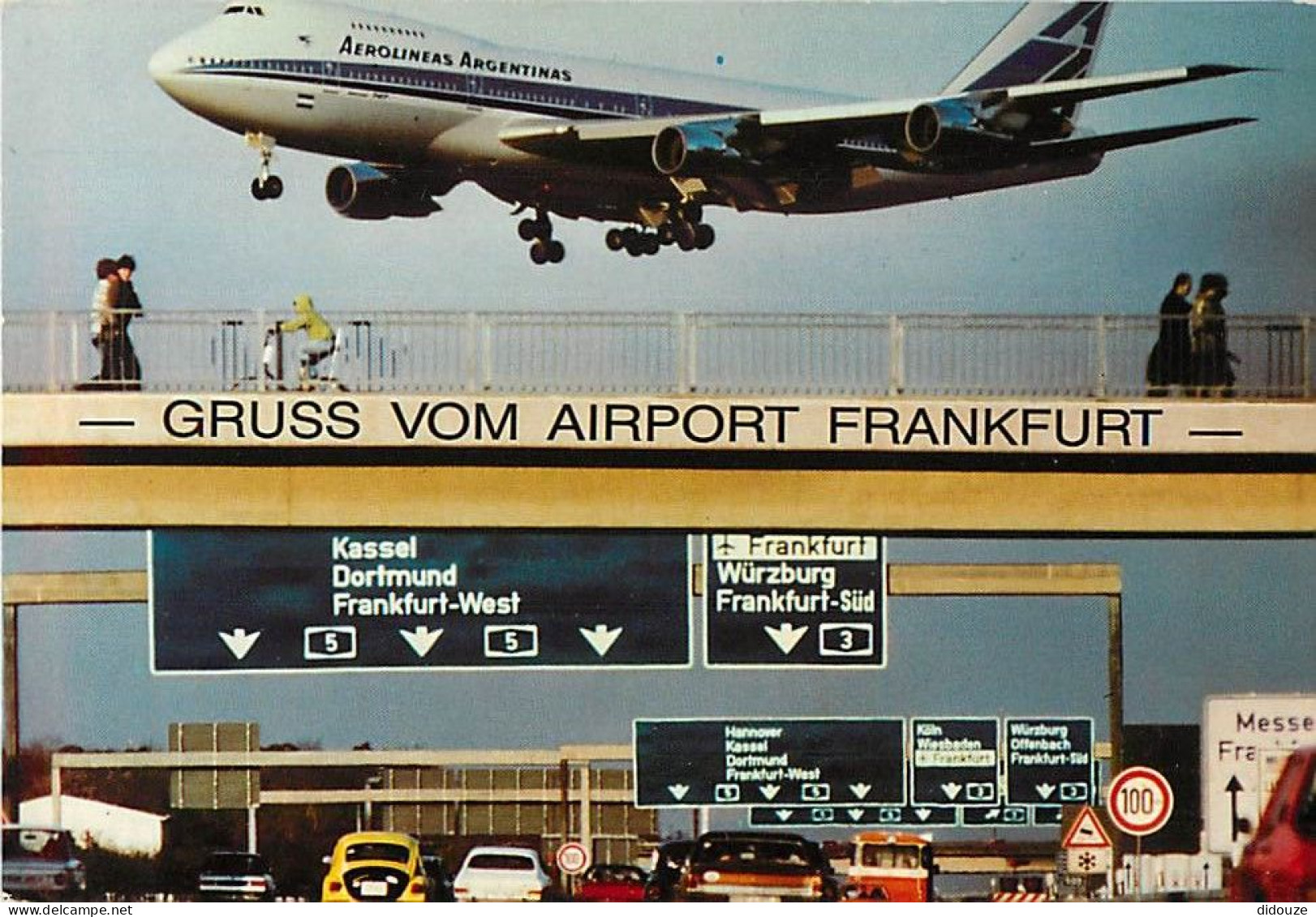 Format - 160 X 115 Mms - Allemagne - Deutschland - Airport Frankfurt - Aéroport - Aviation - Avions - CPM - Voir Scans R - Aerodrome