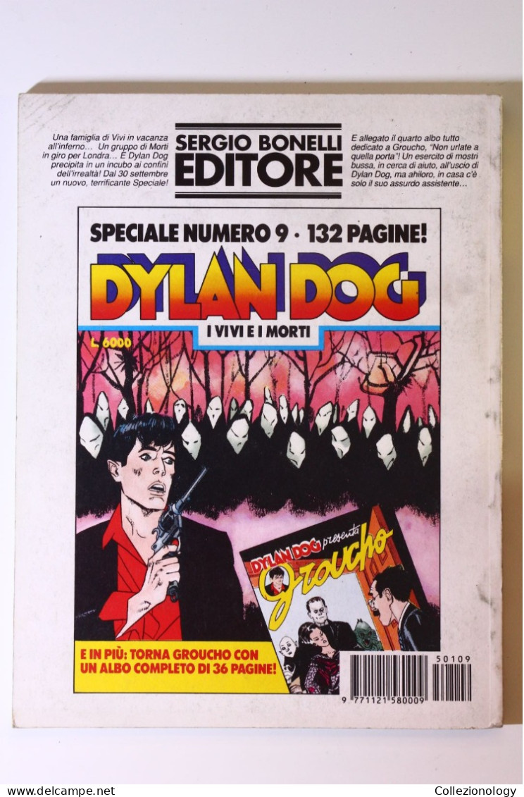FUMETTO DYLAN DOG N.109 IL VOLO DELLO STRUZZO PRIMA EDIZIONE ORIGINALE 1995 BONELLI EDITORE - Dylan Dog