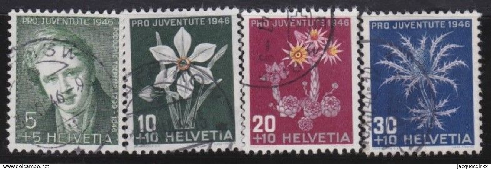 Suisse   .  Yvert  .     433/436     .        O        .    Oblitéré - Used Stamps