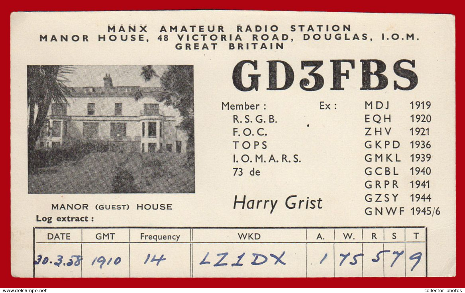 Lot of 12 vintage radio cards [de061]