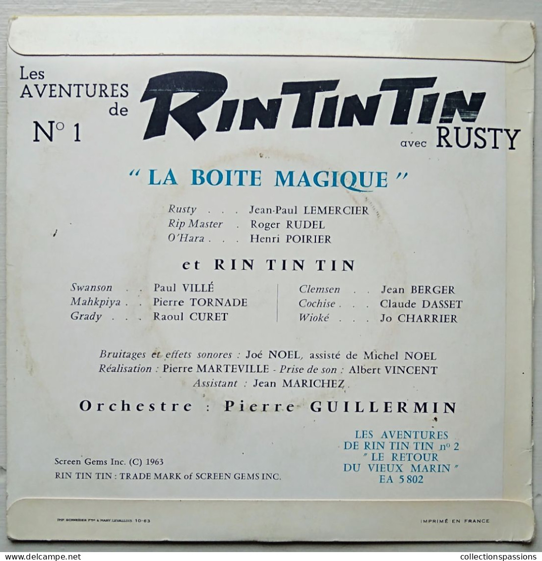 - LES AVENTURES DE RINTINTIN - N°1 La Boite Magique - - Filmmusik