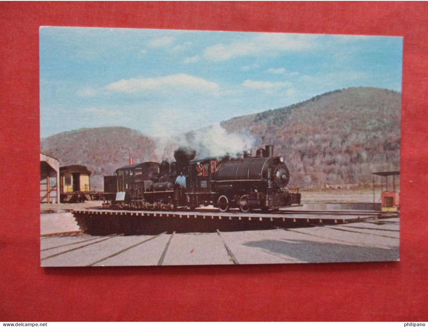 Steamtown USA Bellows Falls   Turntable.  Vermont    Ref 6350 - Autres & Non Classés