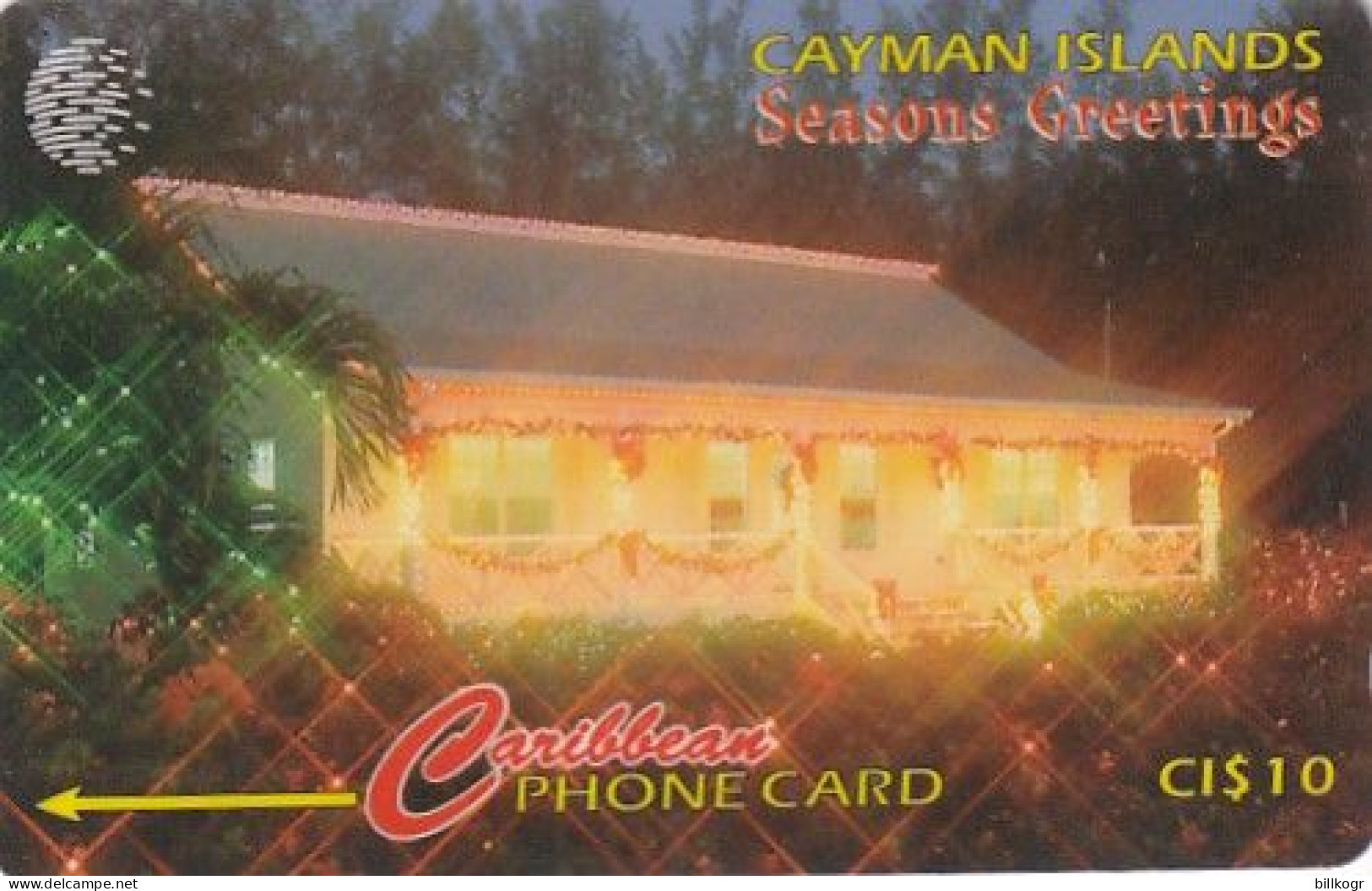 CAYMAN ISL.(GPT) - Season Greetings 1997, CN : 189CCIA/B, Tirage %15000, Used - Kaaimaneilanden