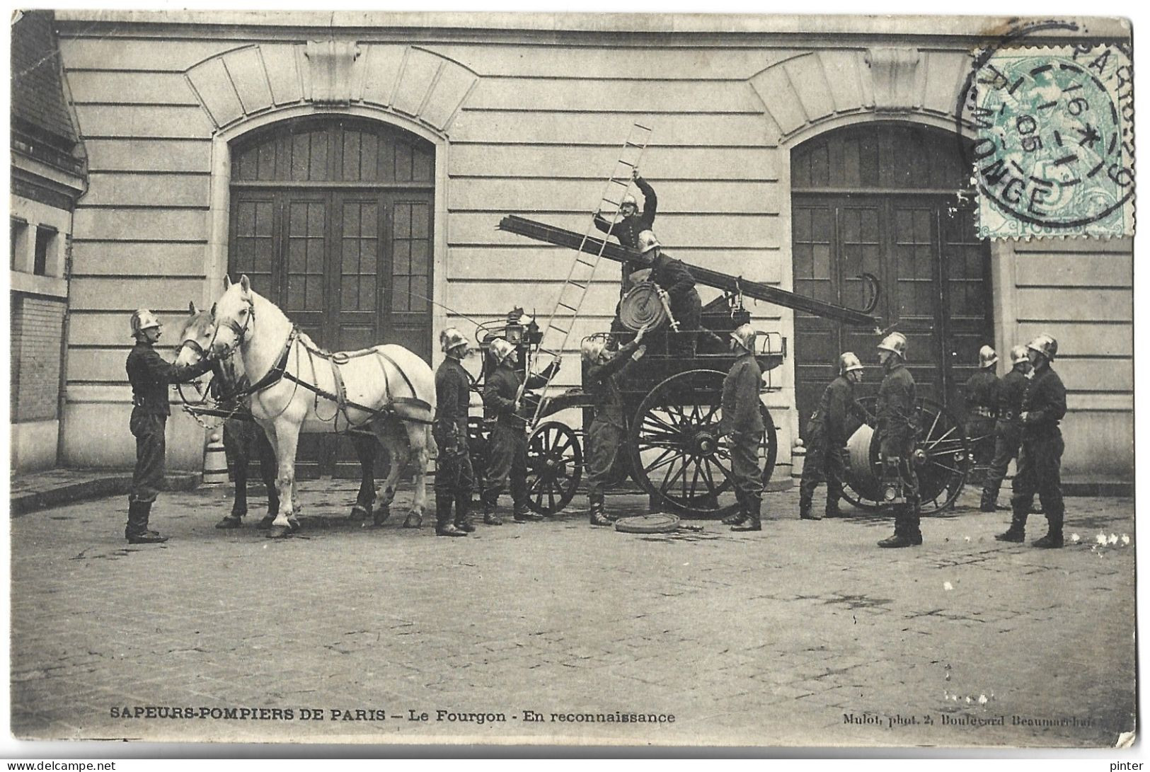 SAPEURS POMPIERS DE PARIS - Le Fourgon - En Reconnaissance - Feuerwehr