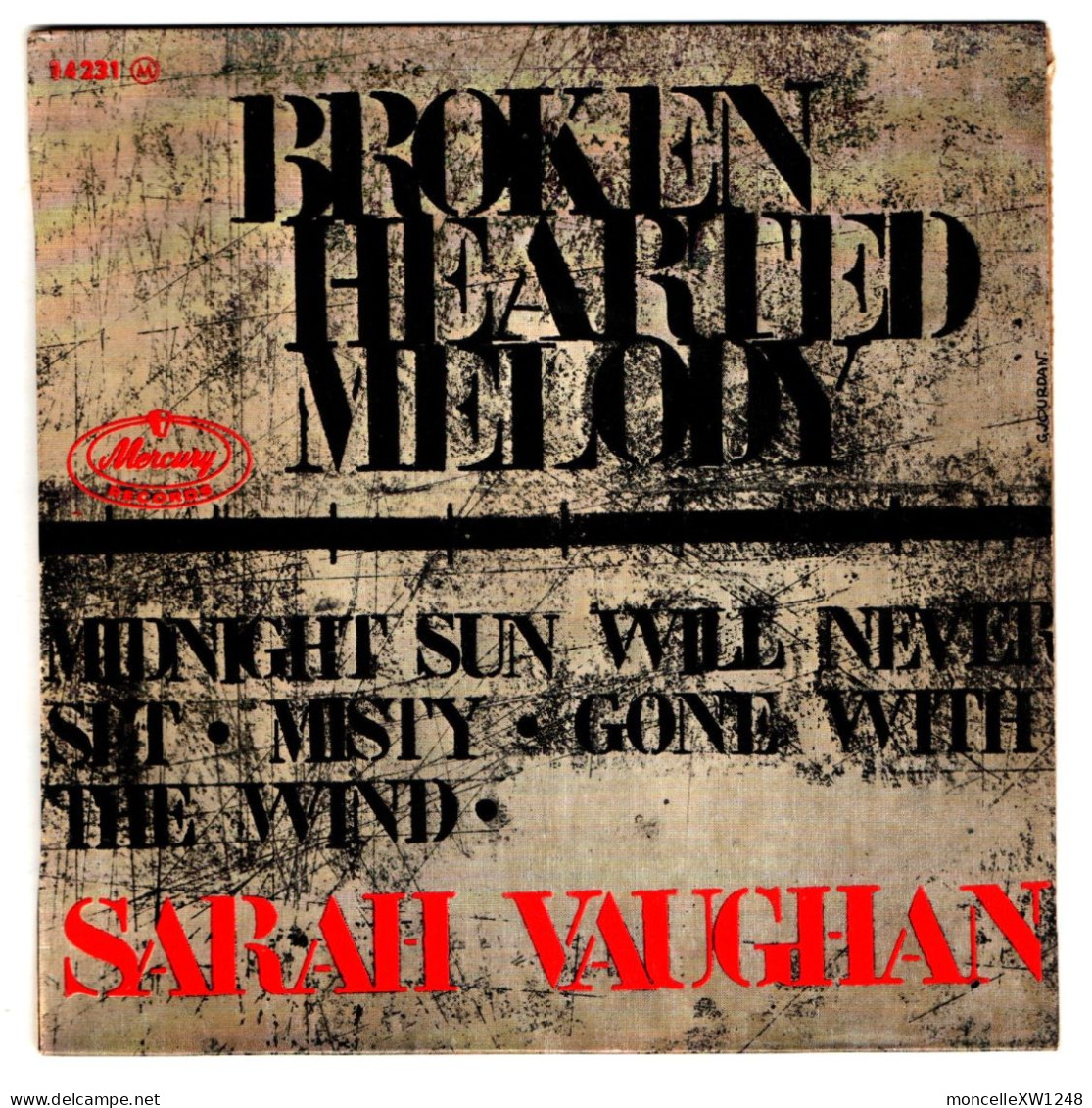Sarah Vaughan - 45 T EP Broken Hearted Melody (1961) - 45 T - Maxi-Single