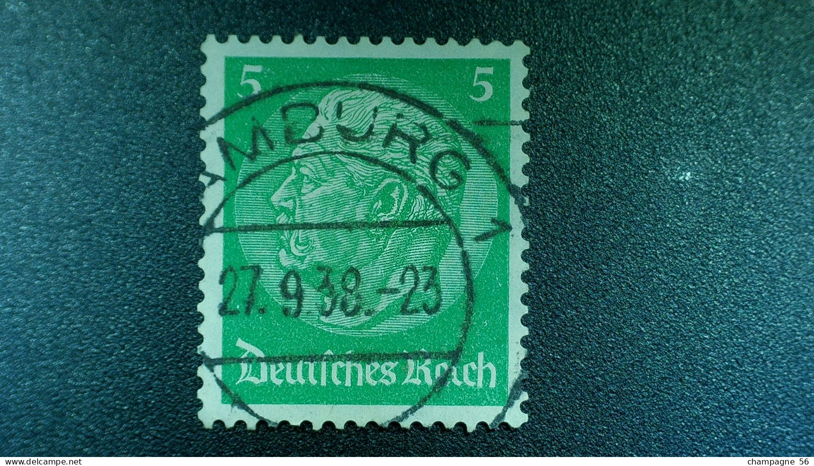 1932 / 1933 N° 444 MARECHAL HINDENBURG OBLIT 27.9.38 - 1922-1923 Local Issues