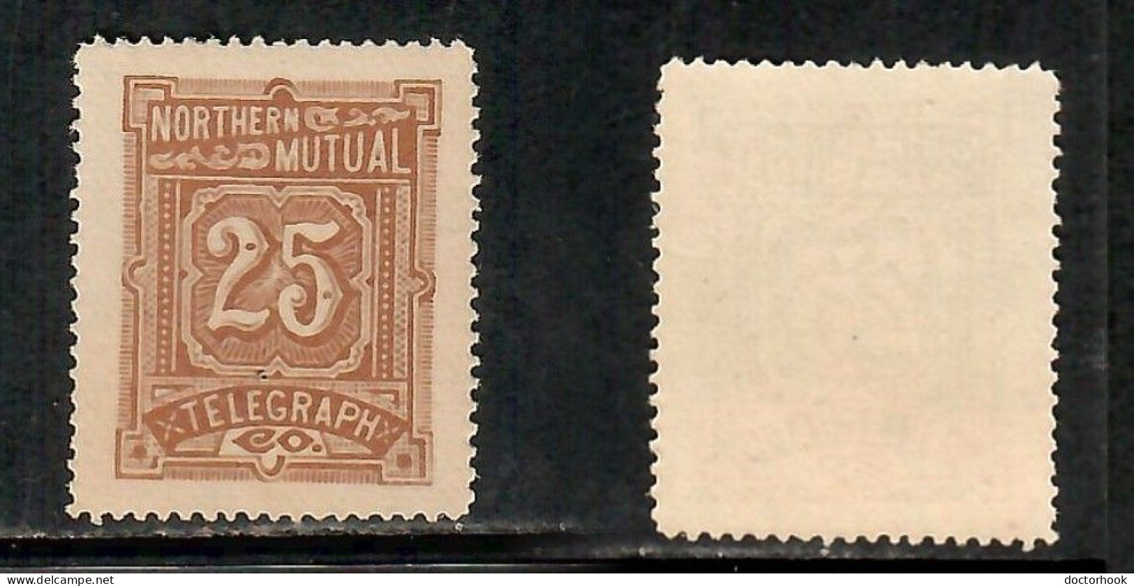 U.S.A.    Scott # 11-T-4* UNUSED NO GUM (CONDITION PER SCAN) (Stamp Scan # 1035-19) - Telegraph Stamps