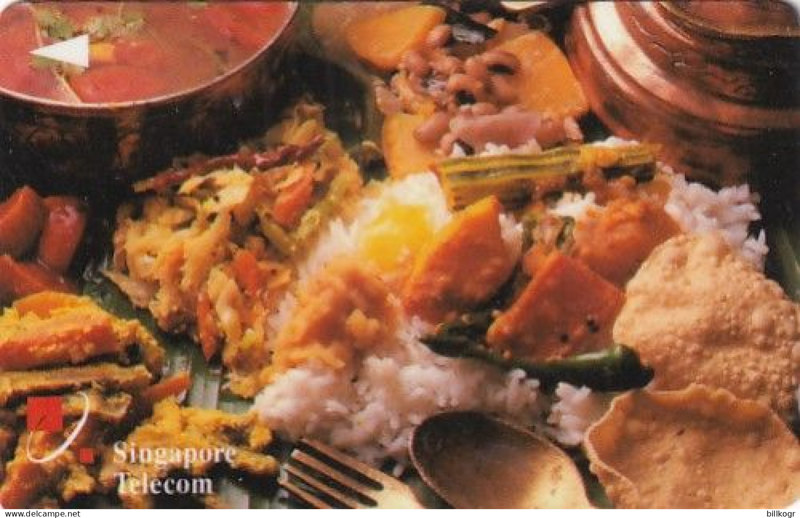 SINGAPORE(GPT) - Singapore Food($50), CN : 22SIGD/B, Tirage 86500, Used - Singapore