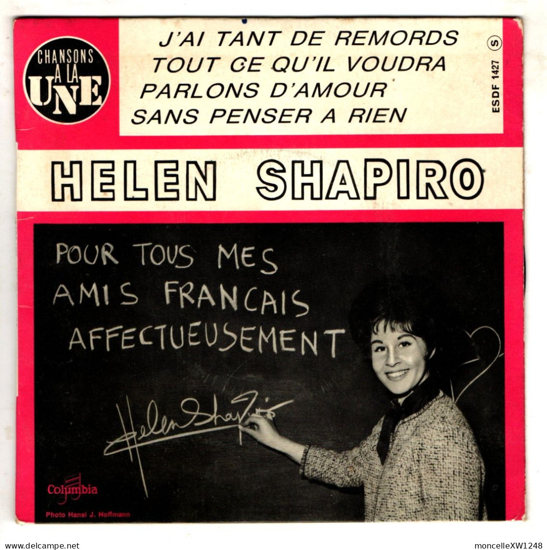 Helen Shapiro - 45 T EP J'ai Tant De Remords (1962) - 45 T - Maxi-Single