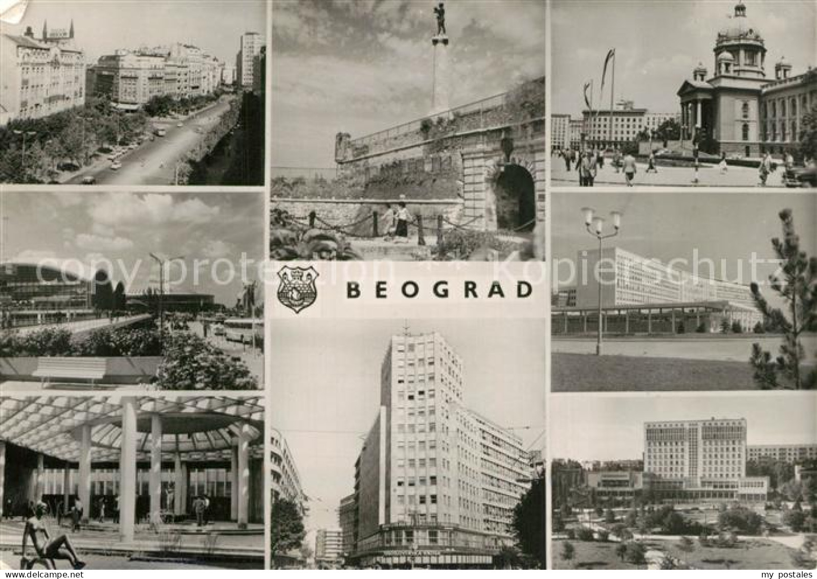 73515278 Beograd Belgrad Teilansichten Sehenswuerdigkeiten Hochhaus Denkmal Beog - Serbien