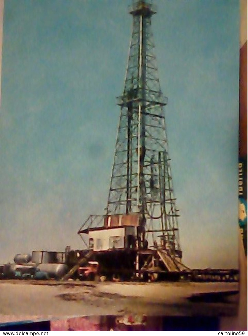 KUWAIT OIL RIG  On KOC FEILD ESTRAZIONE PETROLIO TORRE TRIVELLAZIONE V1964 JU5209 - Kuwait