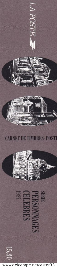 Carnet De Timbres-poste, Série Personnages Célèbres 1987 - Personnages