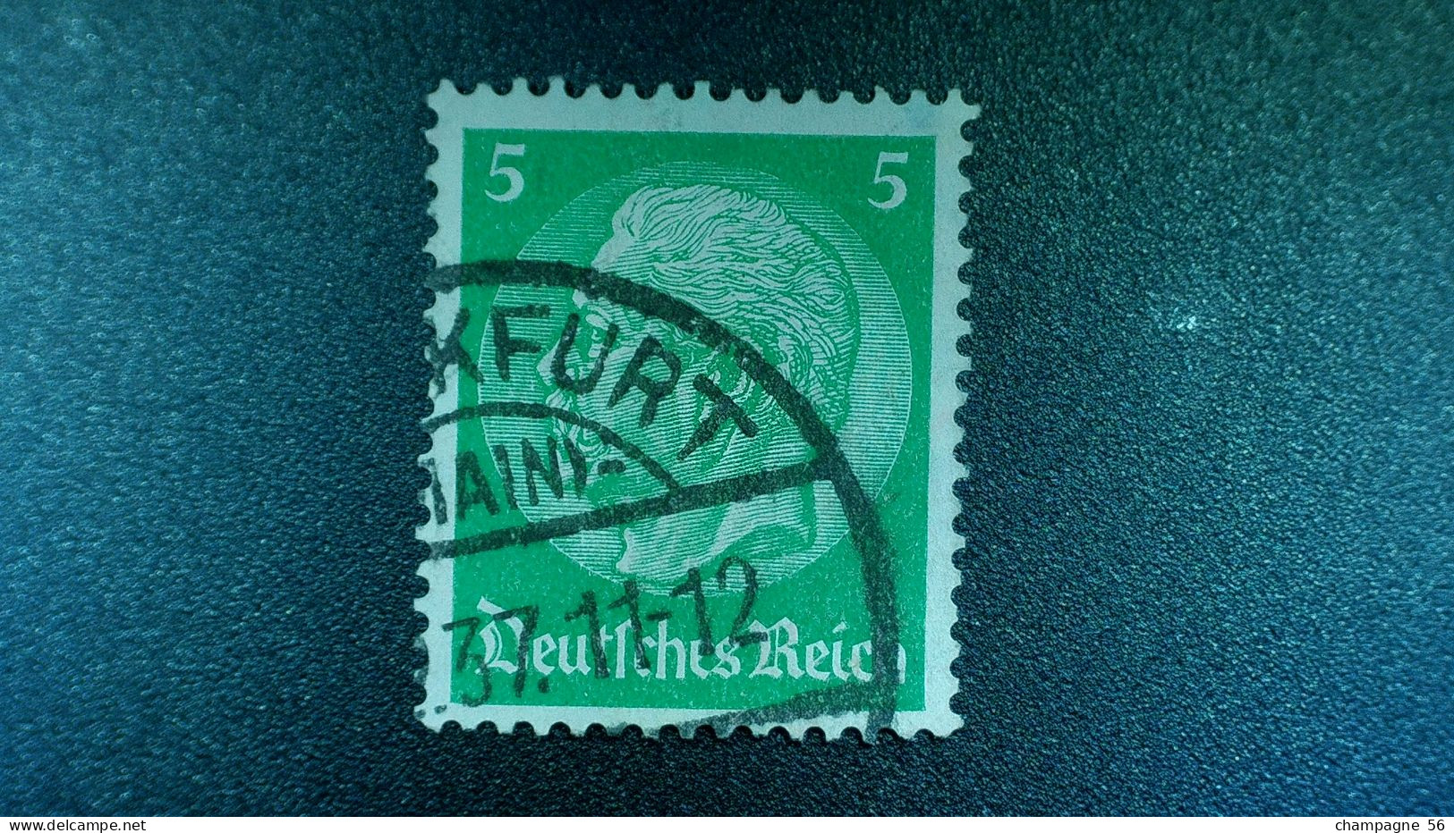 1932 / 1933 N° 444 MARECHAL HINDENBURG OBL 37. 11.12 - 1922-1923 Local Issues