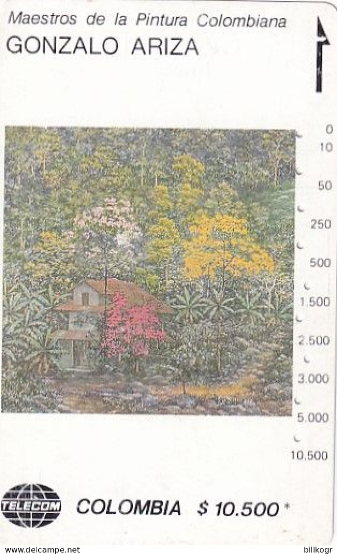 COLOMBIA(Tamura) - Frondosidad, Painting/Gonzalo Ariza, Tirage 10000, Used - Colombia