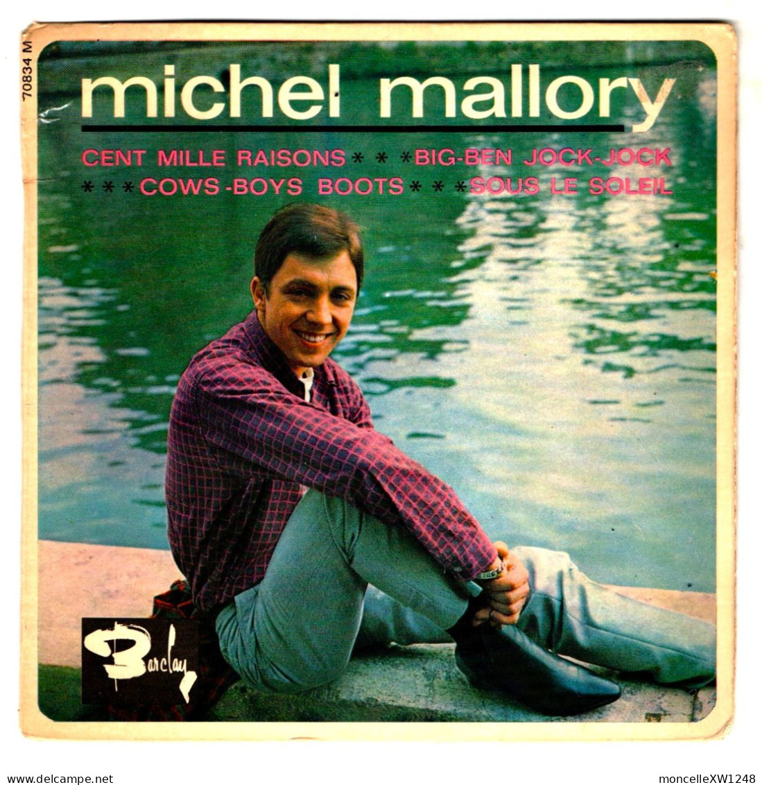 Michel Mallory - 45 T EP Cent Mille Raisons (1965) - 45 T - Maxi-Single