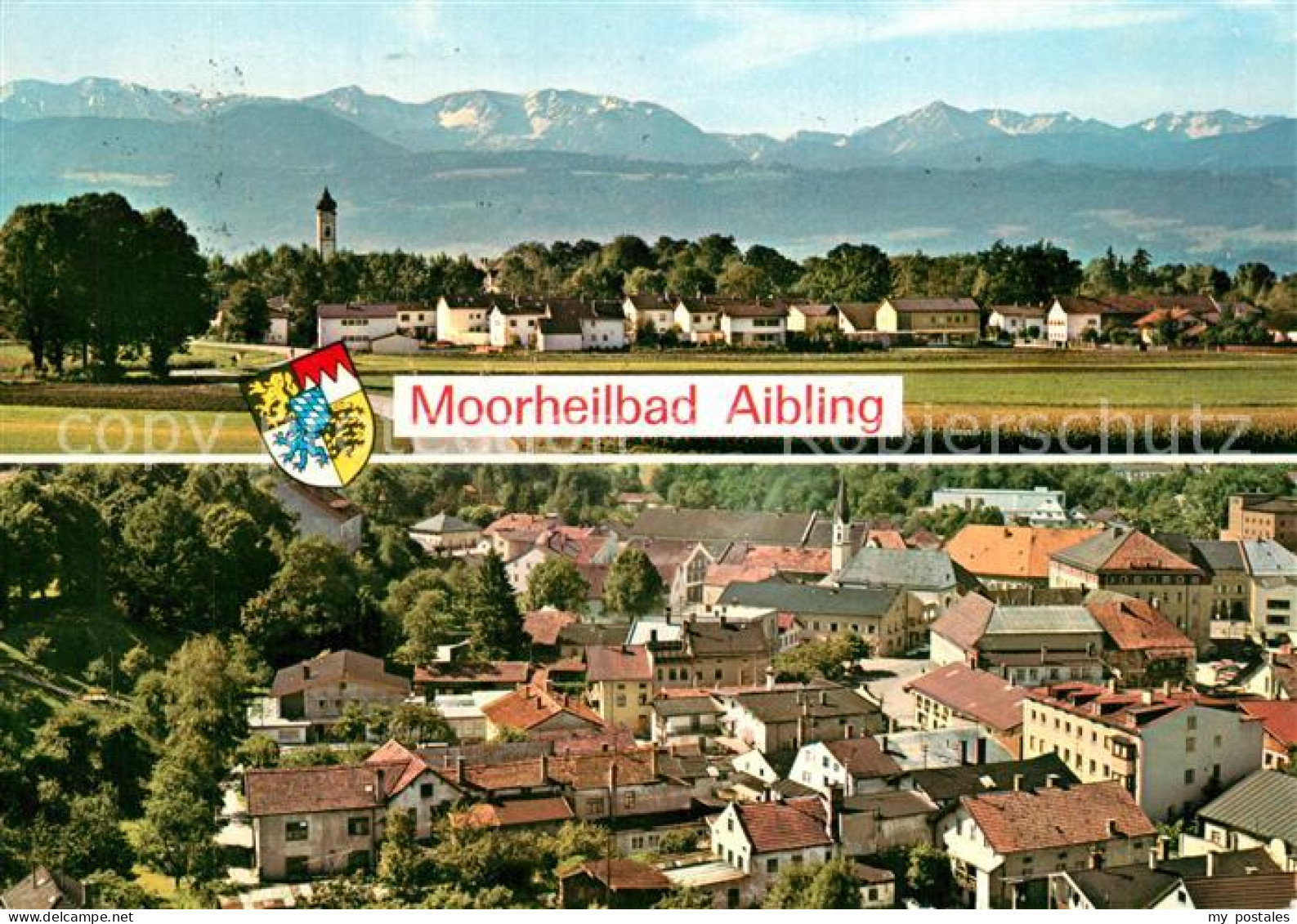 73512264 Bad Aibling Panorama Ortsansicht Bad Aibling - Bad Aibling