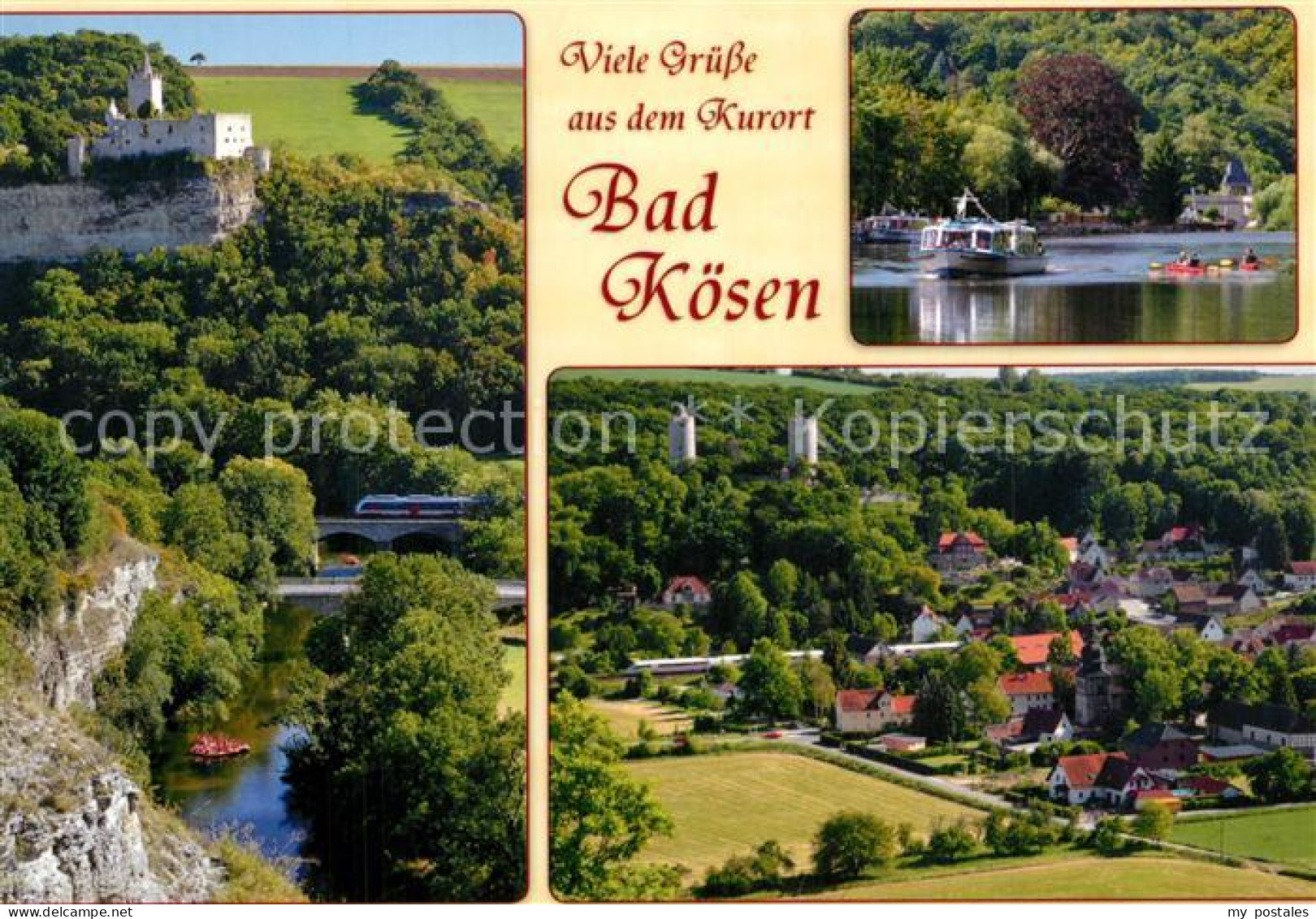 73508723 Bad Koesen Rudelsburg Burg Saaleck Schlauchboottouren Bad Koesen - Bad Koesen