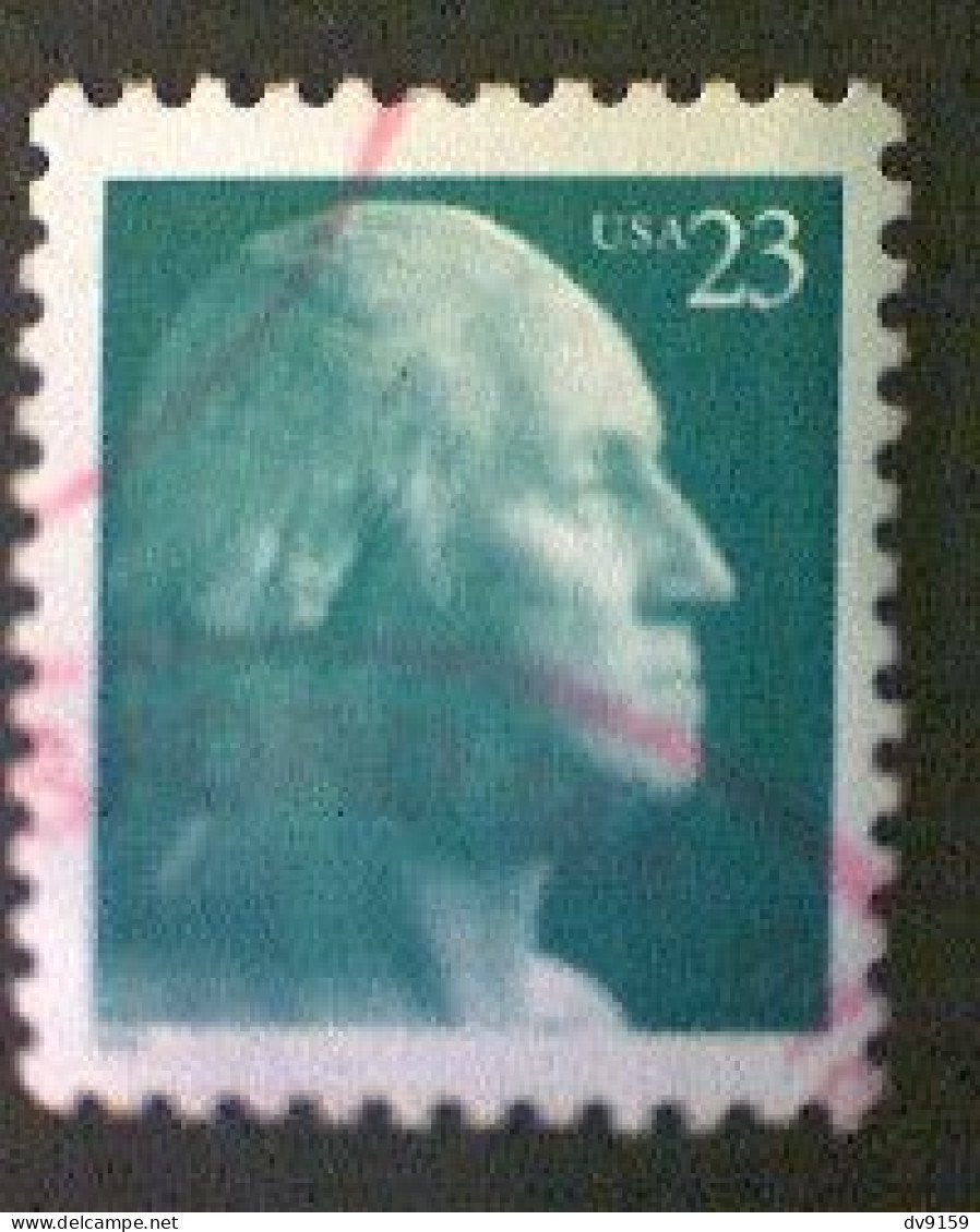 United States, Scott #3616, Used(o), 2002, George Washington, 23¢, Green - Usati
