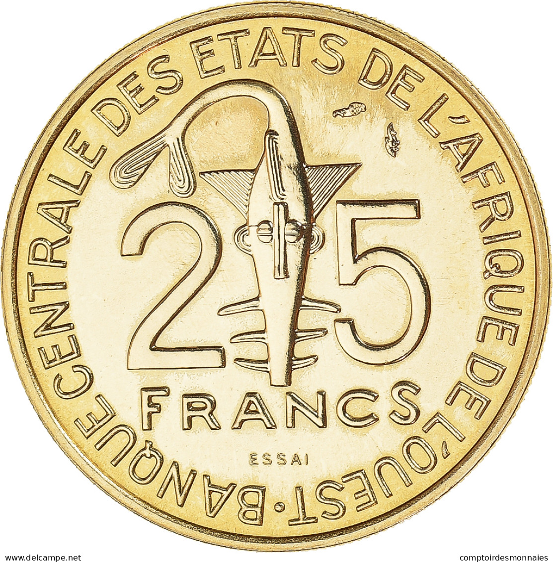 Monnaie, Communauté économique Des États De L'Afrique De L'Ouest, 25 Francs - Ivory Coast