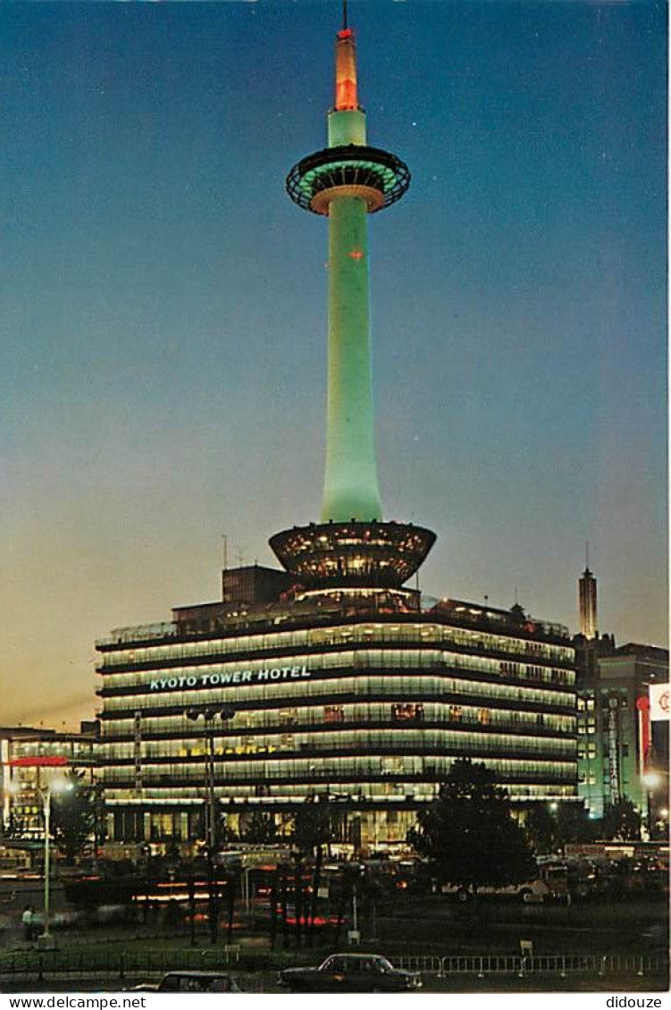 Japon - Kyoto - Kyoto Tower - Vue De Nuit - Carte Neuve - Nippon - CPM - Voir Scans Recto-Verso - Kyoto